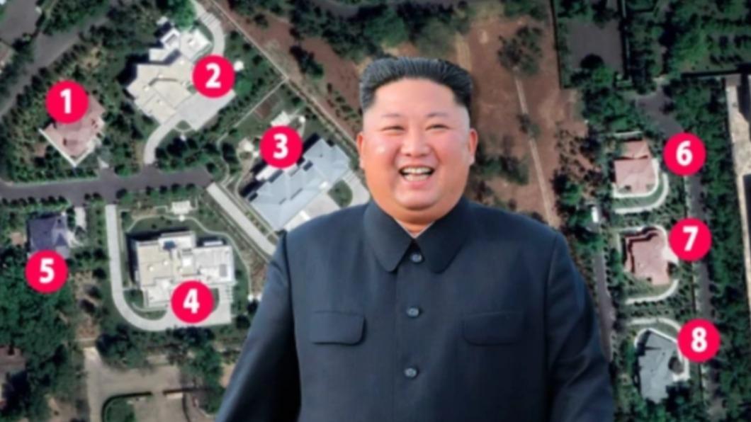 金正恩蓋了8棟高級建築，疑似是為了讓敵方混淆自己的藏身處，躲避可能的「暗殺行動」。（圖／翻攝自Metro）