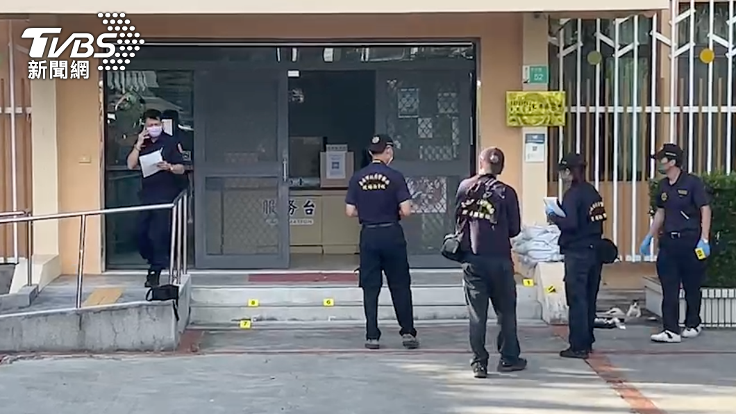 員警正在進行採證。（圖／TVBS）