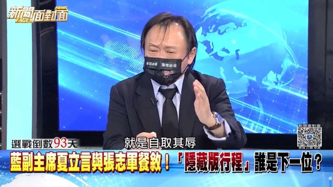 王世堅上節目批國民黨自取其辱。(圖/翻攝自王世堅臉書)