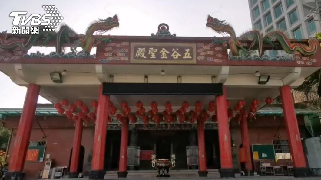 新北市汐止五穀仙帝廟傳出槍響。（圖／TVBS）