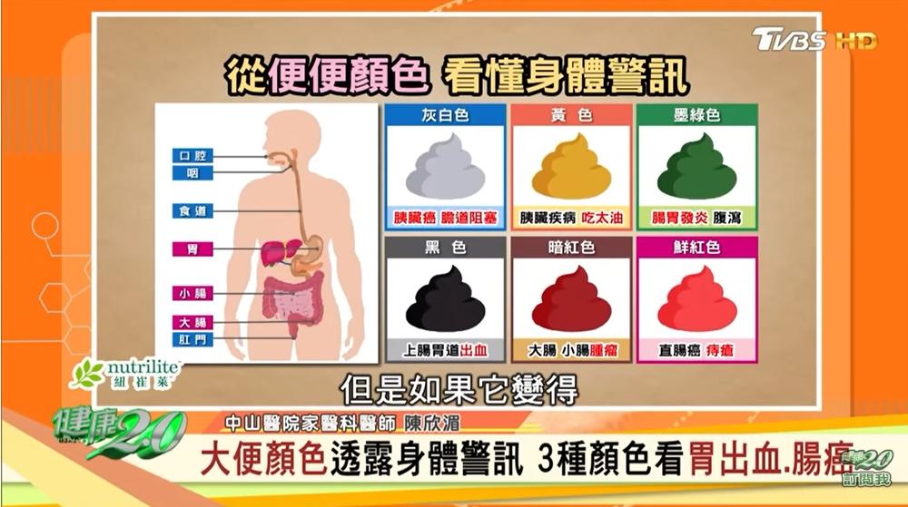 從糞便顏色看懂身體警訊。(圖/翻攝自YouTube健康2.0)