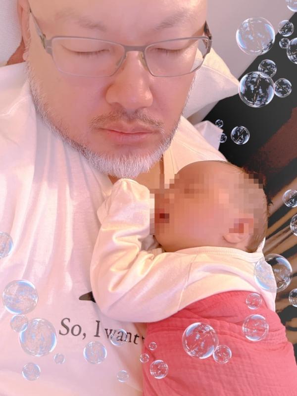 劉亮佐分享育嬰生活。（圖／翻攝自劉亮佐臉書）