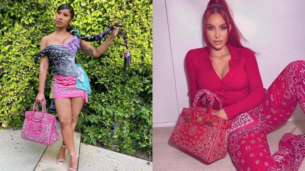  Cardi B（左）、Kim Kardashian（右）都有收藏。（圖／翻攝自IG@iamcardib、＠kimkardashian）