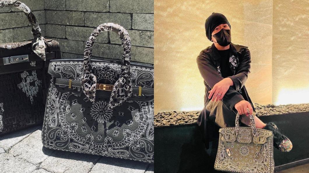 周杰倫曬卡戴珊家族同款「百萬柏金包」 手工刺繡美到翻