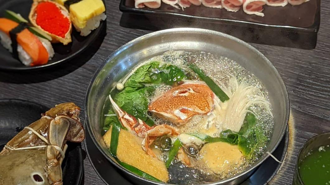 千葉火鍋自9月3日~10月2日推出海港直送三點蟹、黃金蟹、藍蟹。(圖/千葉提供)