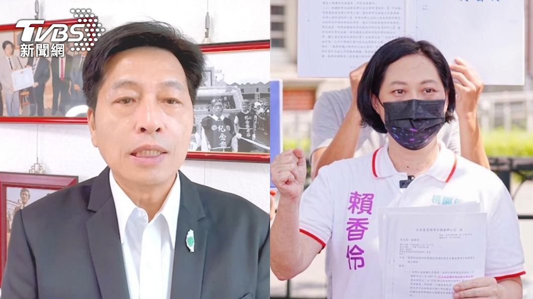 賴香伶(右)希望鄭寶清(左)加入民眾黨。(圖/TVBS)