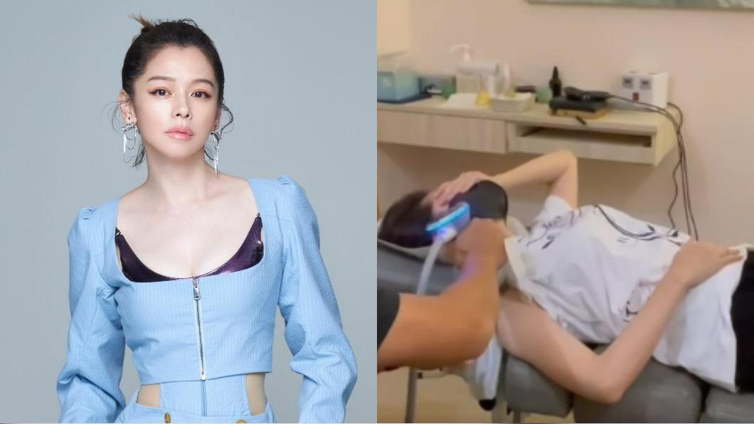 徐若瑄右手「肌腱撕裂」送醫 摀臉抬腳哀叫:震波非一般痛