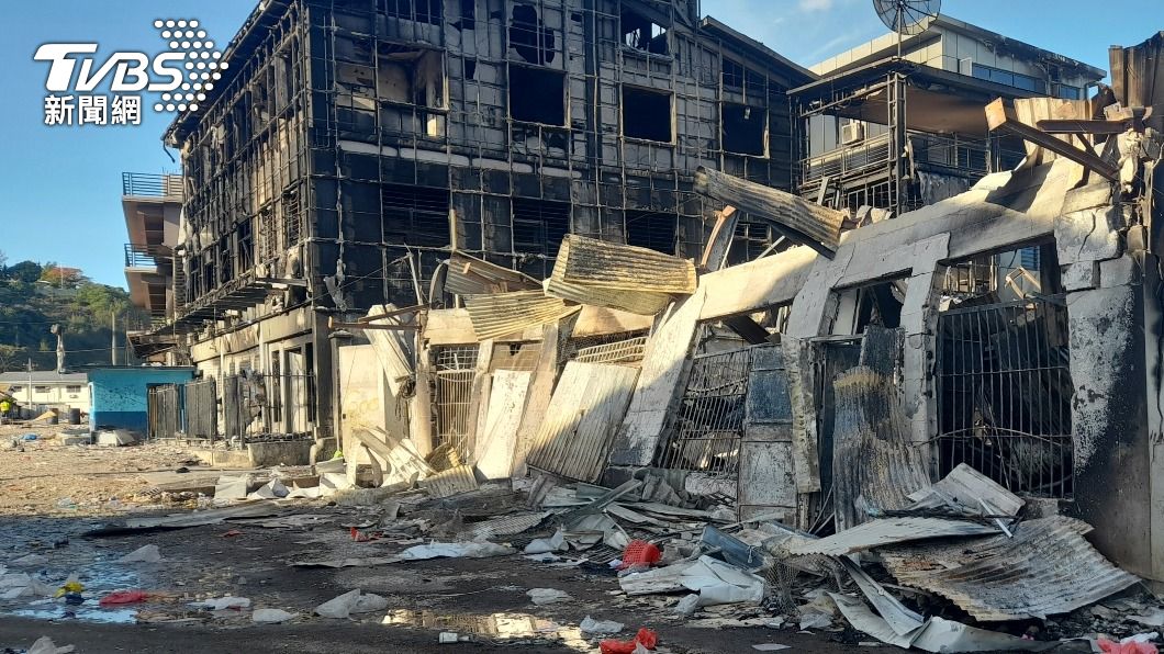 索羅門群島去年底曾爆發大規模反中示威。(圖/達志影像美聯社)