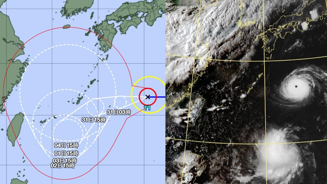 軒嵐諾持續增胖!威力達「非常強烈颱風」 最新預測路徑出爐