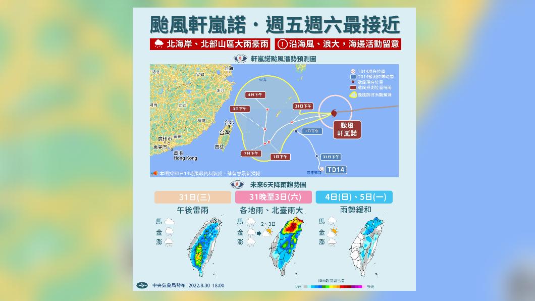 圖/中央氣象局