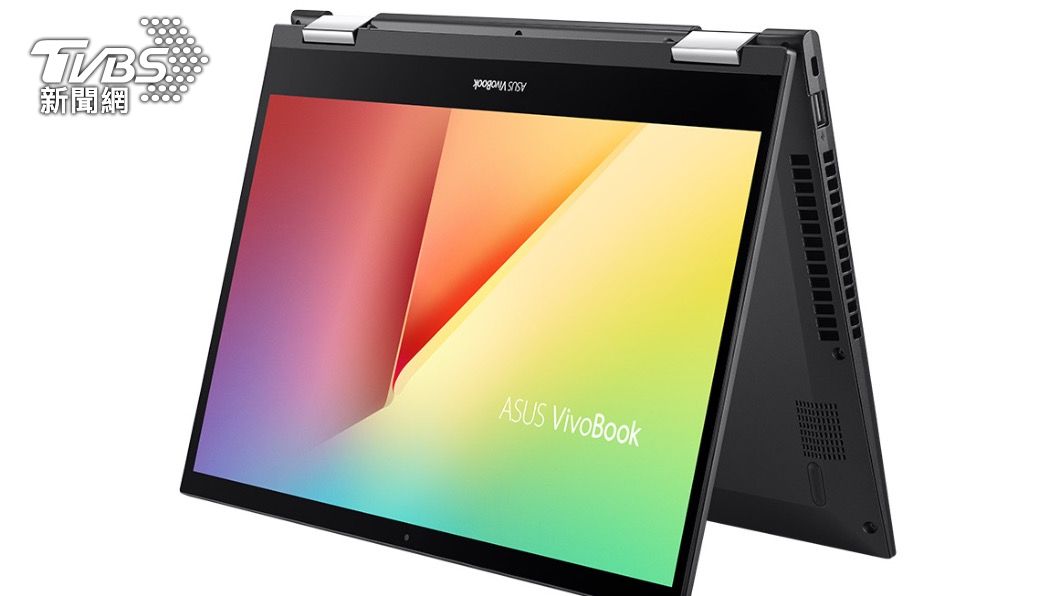 「ASUS VivoBook Flip TP470EA 14吋翻轉觸控筆電」，可360度翻轉。（圖／PChome提供）