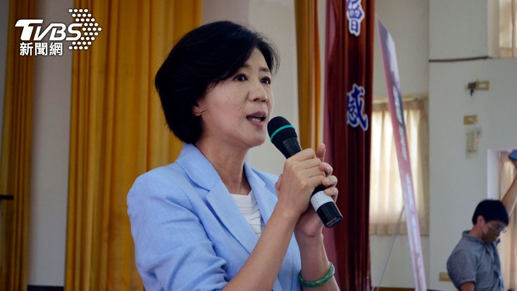 國民黨嘉義縣長參選人王育敏。(圖/中央社)