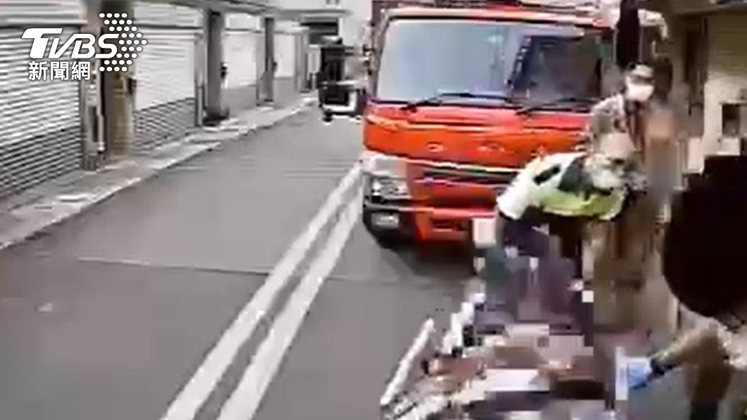 傷者送醫後並無大礙。(圖/TVBS)