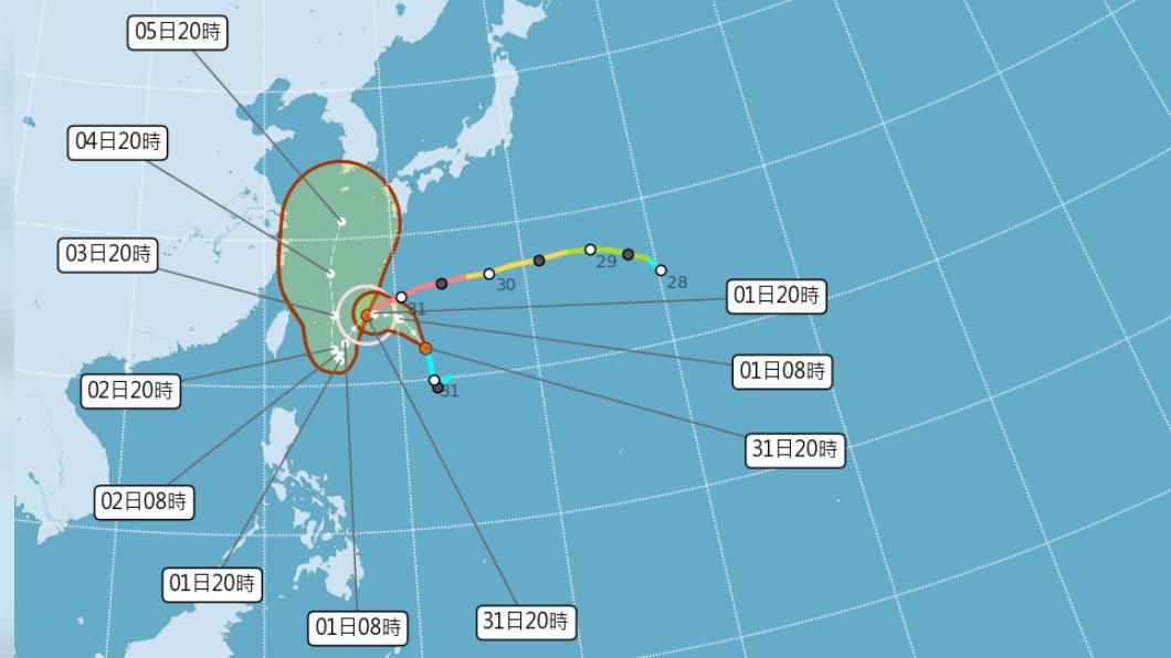 強颱軒嵐諾最新路徑!專家曝「滯留期」:仍有機率撞進來