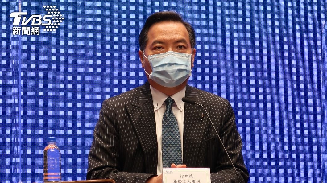 行政院發言人羅秉成。（圖／林至柔攝）