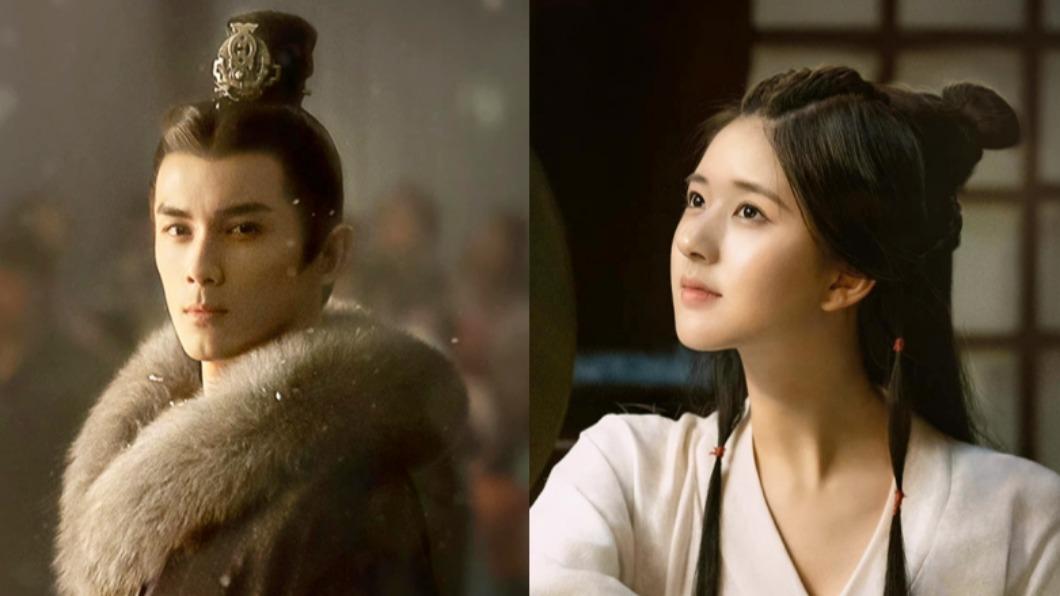 趙露思（右）和吳磊（左）兩人，在2021年播出的《長歌行》就有合作過。（圖／翻攝自愛奇藝國際站）