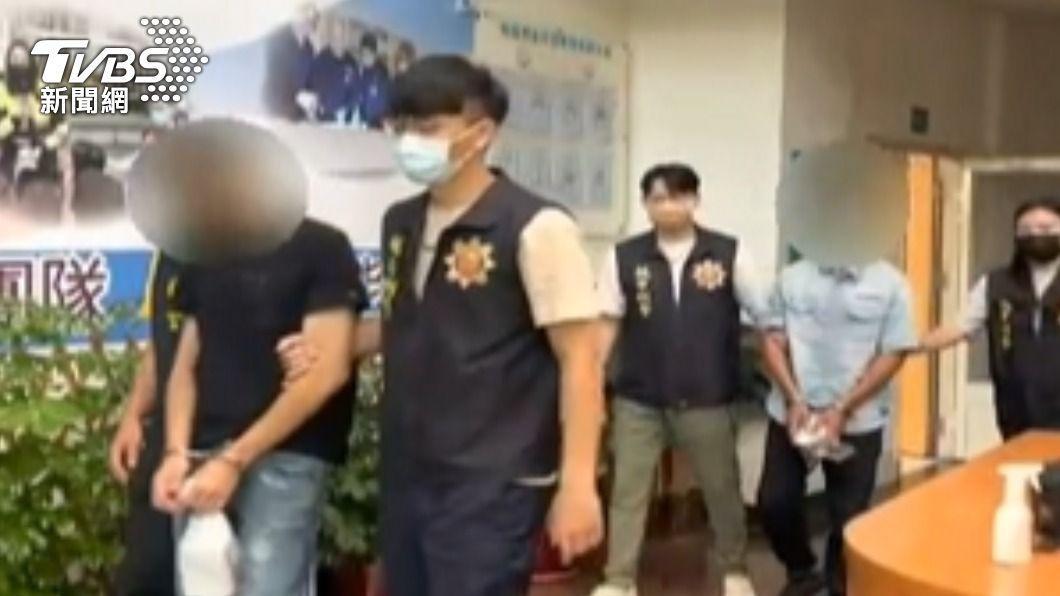 兩名共犯遭逮。(圖/TVBS)