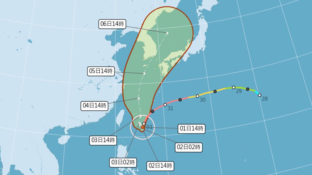 越晚雨越大!有望達「颱風假」標準地區曝 軒嵐諾陸警機率提高