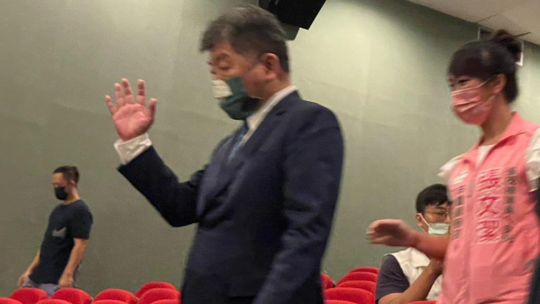 民進黨台北市長參選人陳時中。(圖/TVBS)