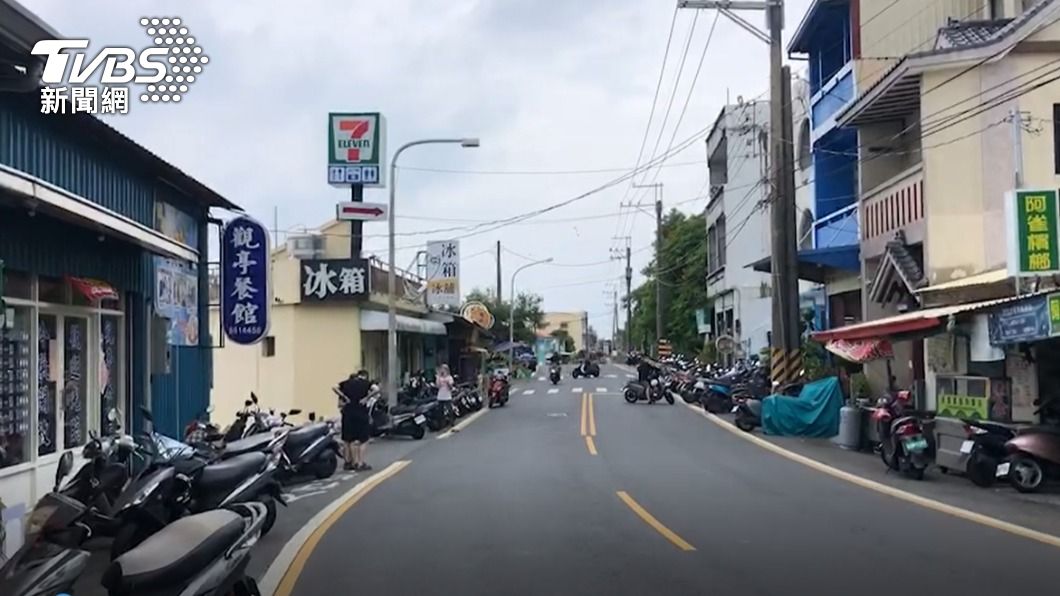 小琉球街道變冷清。(圖/陳博正提供)