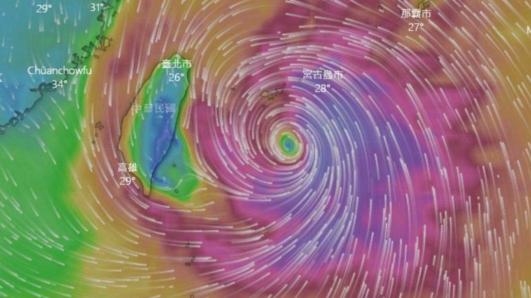 軒嵐諾在台灣旁邊!路徑「急轉彎」暴風圈擴大 巔峰強度今年之最