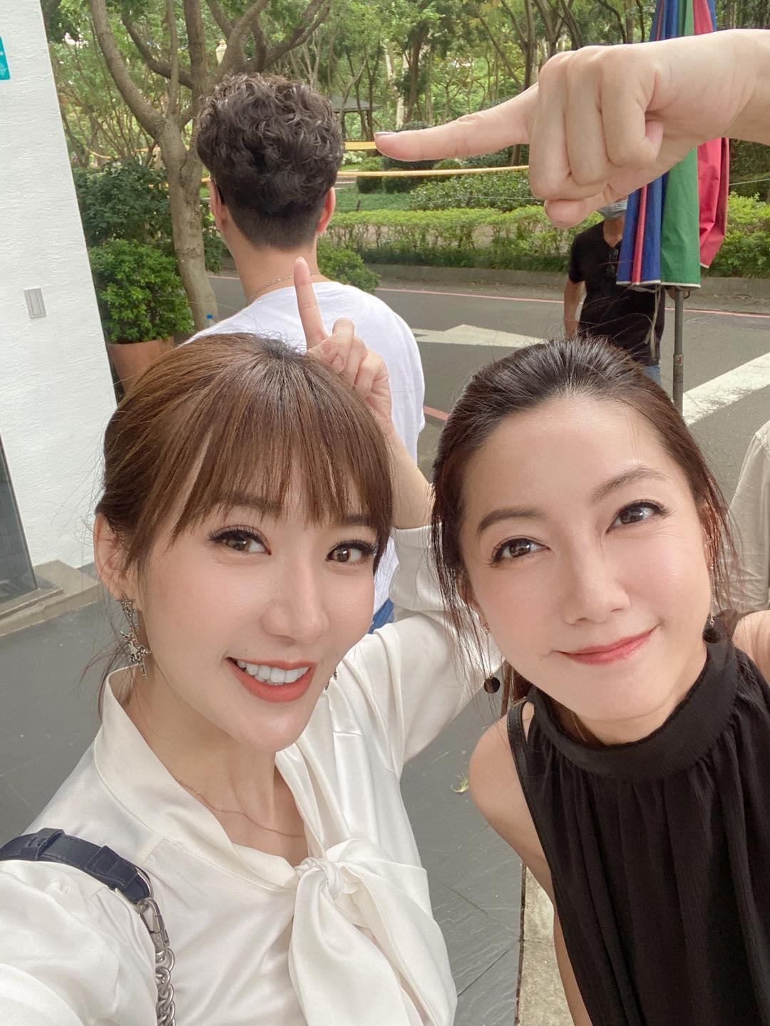 羅巧倫在劇中和林韋君有許多對手戲。(圖/翻攝自羅巧倫臉書)