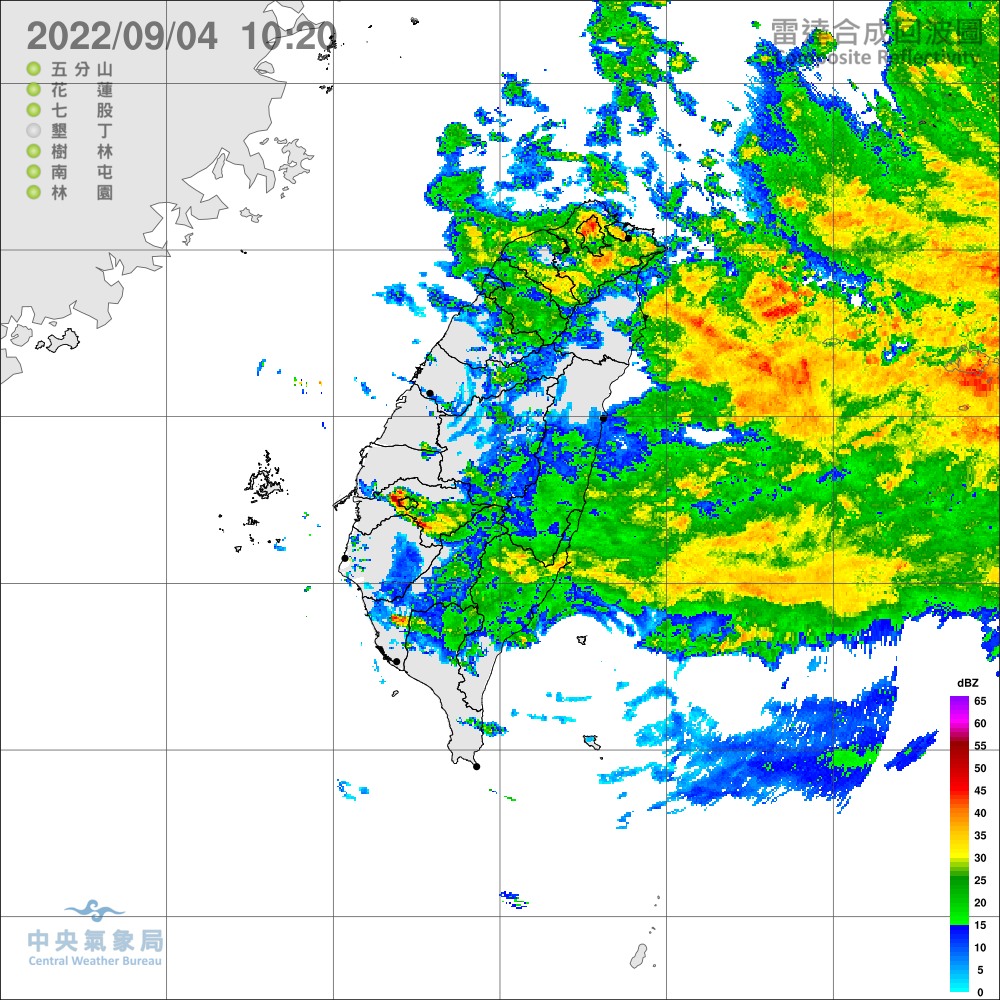 氣象局發布豪雨特報。(圖/中央氣象局)