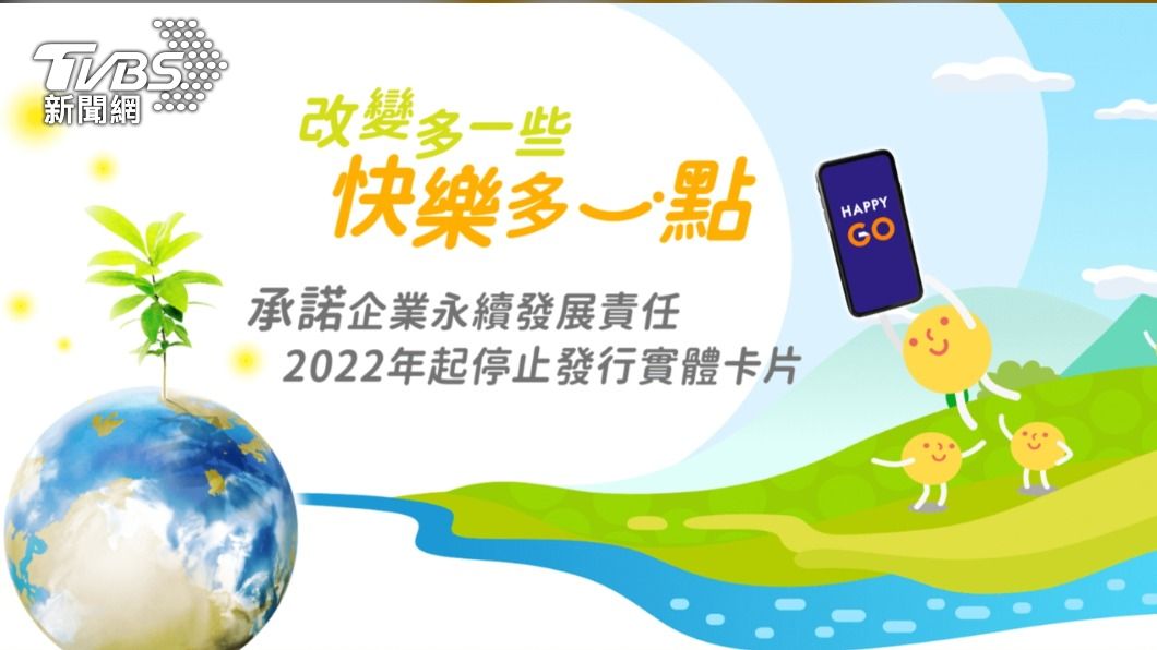 塑膠卡OUT！HAPPY GO宣布「不主動」發行實體會員卡　每張省5g塑料
