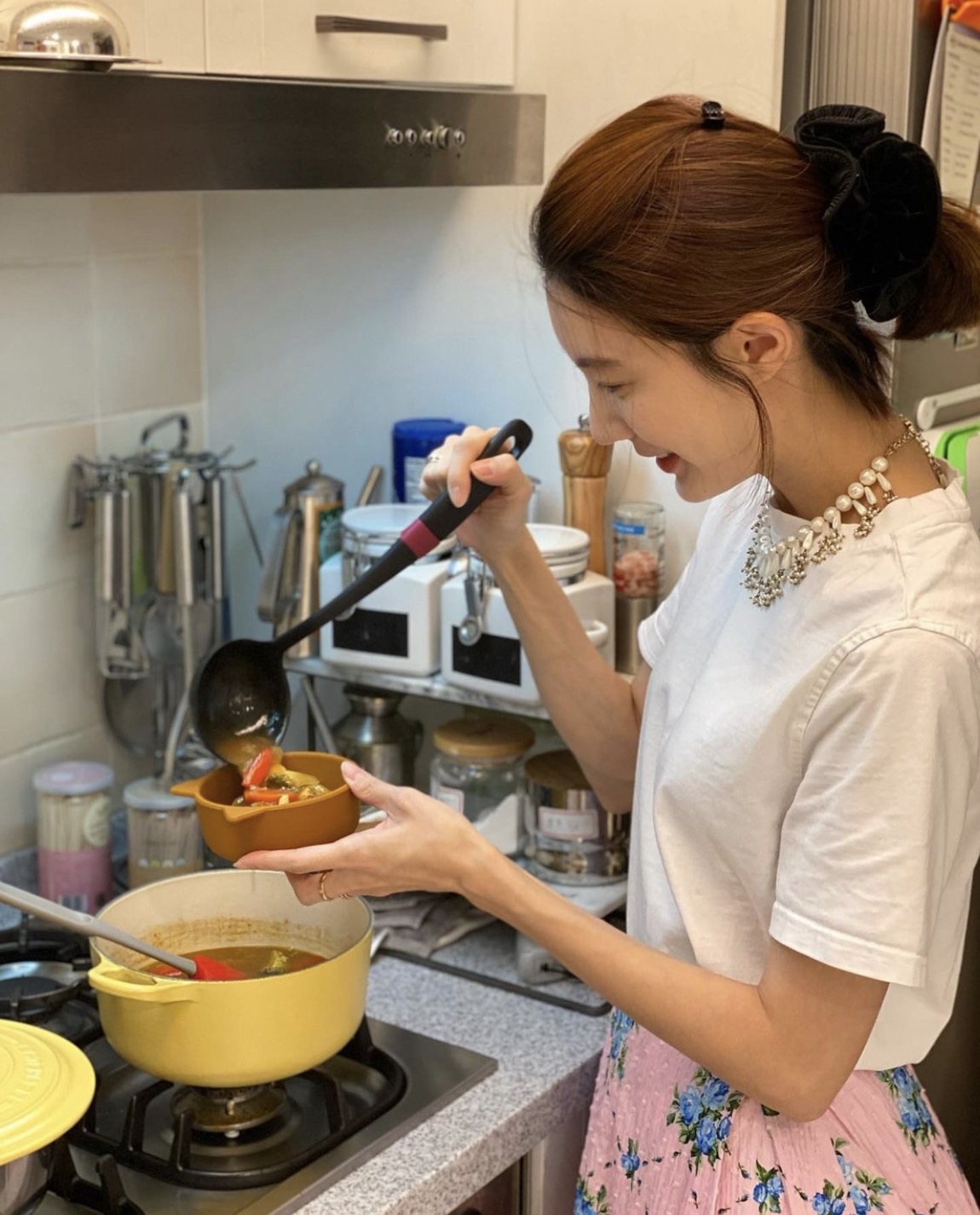 宋米秦的日常飲食是按照「身體需求」來控制。（圖／翻攝自宋米秦IG）