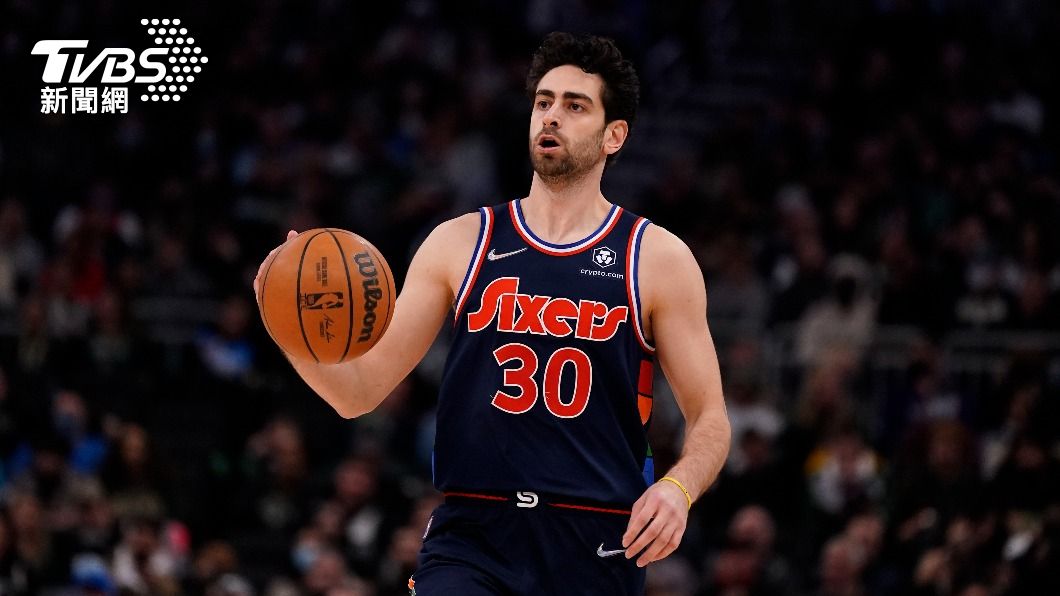 Furkan Korkmaz擁有5年NBA資歷,目前效力於費城76人隊。(圖/達志影像美聯社)