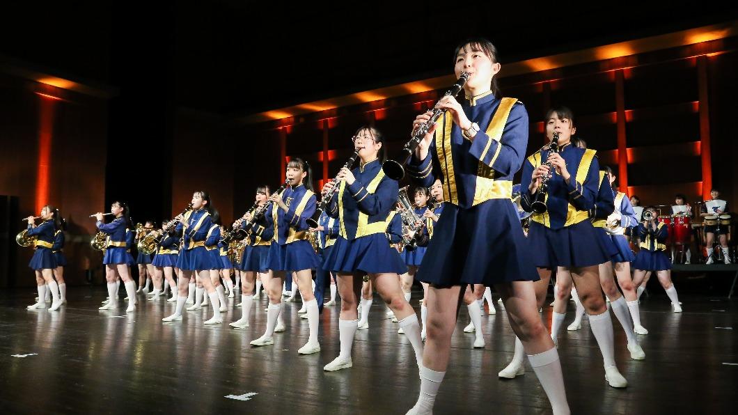 慶籌會邀請日本京都橘高校吹奏部來台參加國慶大會演出。（圖／國慶籌備委員會提供）