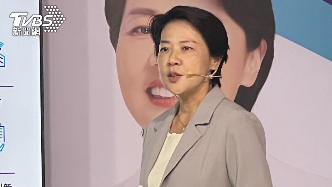 台北市長參選人黃珊珊。(圖/TVBS)