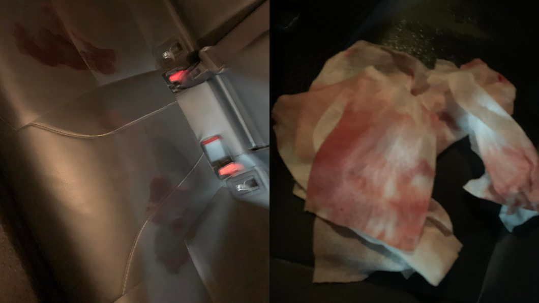 不是命案現場！女叫車留「大片血跡」　運將一擦楞：超噁