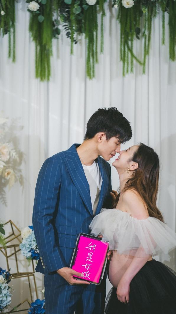 蔡允潔肚子裡的是女寶寶。(圖/Playground婚禮婚紗攝影提供)