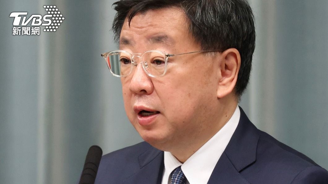 日本內閣官房長官松野博一。(圖/達志影像美聯社)