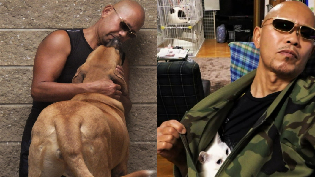 荻野要長得看似凶狠但其實很愛護動物。(圖/翻攝自推特一般社団法人 ワニガメ生態研究所 @kanameogino)