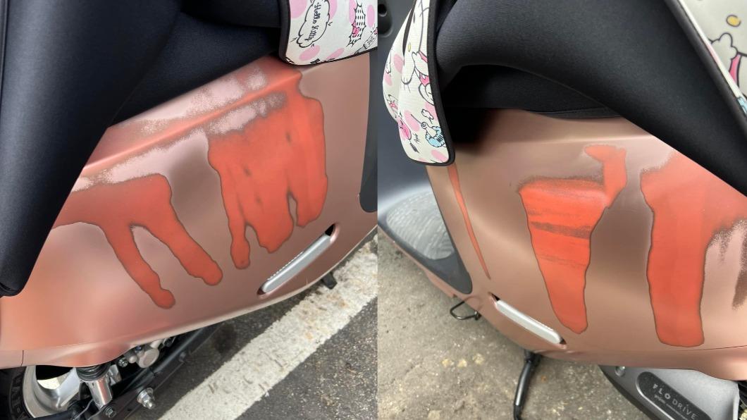 網友替愛車套保護殼，沒想到拆開讓她超後悔。（圖／翻攝自爆廢公社臉書）