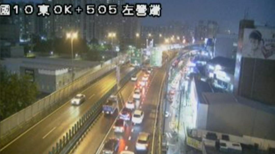 中秋連假，國道塞車。（圖／翻攝自高公局網站）