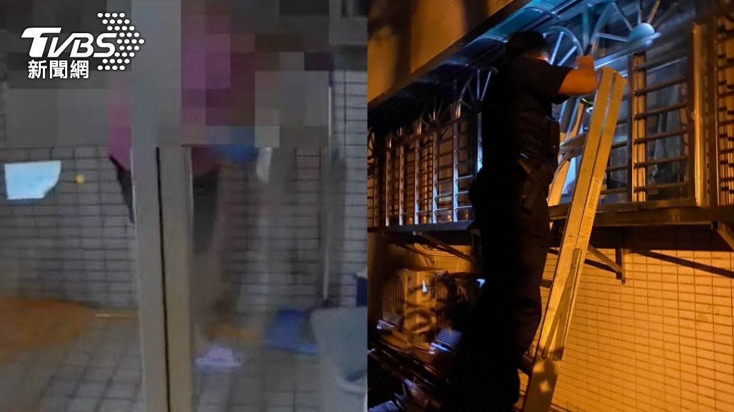 被尪鎖陽台!老婦深夜大吼求救 警翻窗見一幕傻了