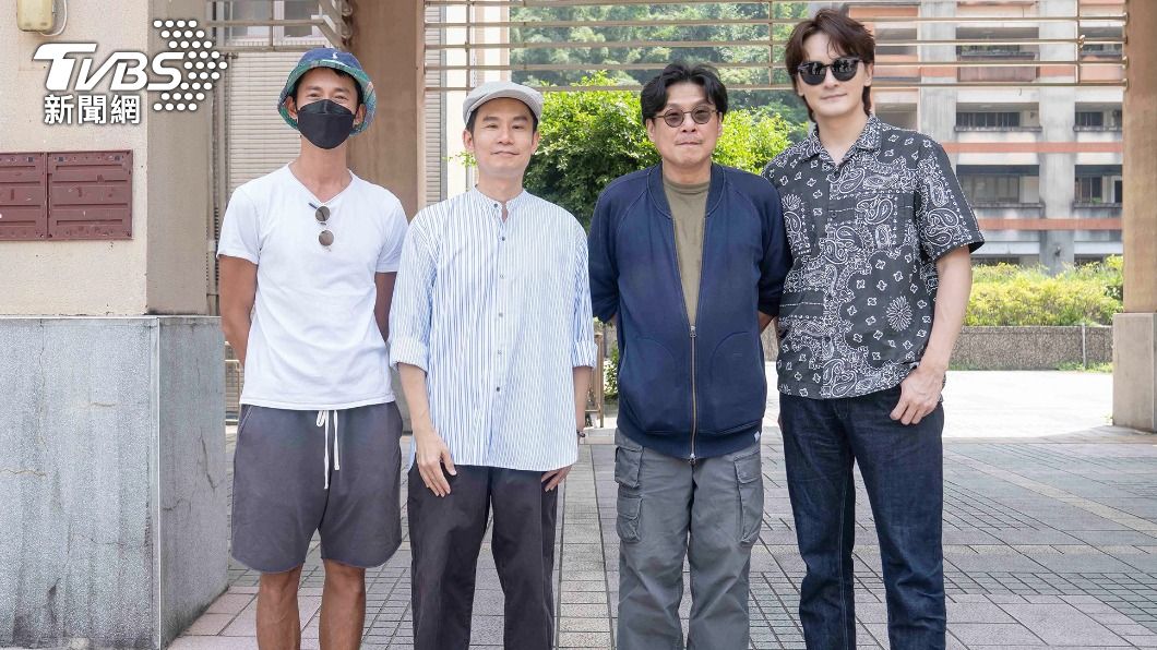 《有生之年》集結吳慷仁（左起）、編劇杜政哲、導演許肇任、鄭元暢參與。（圖／TVBS）