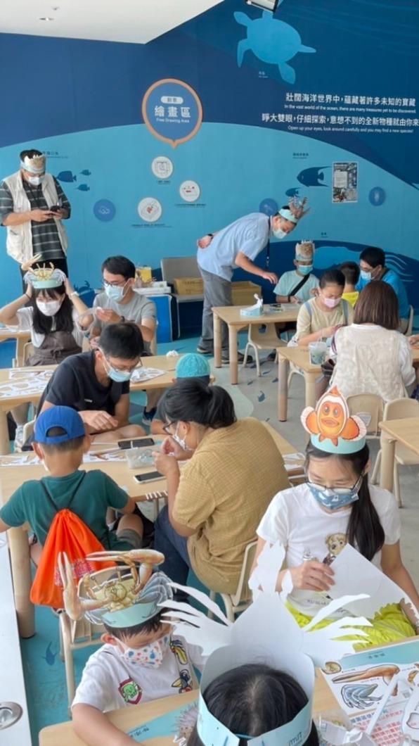 潮境智能海洋館有闖關活動（海科館提供）