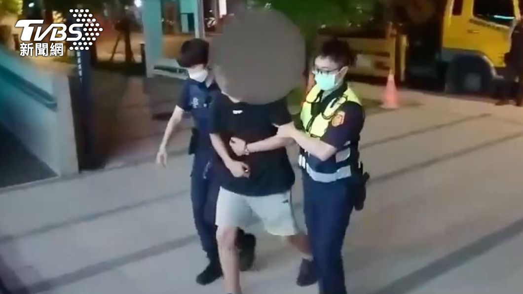 警方事後於附近醫院找到男子，酒測值嚴重超標。（圖／TVBS）
