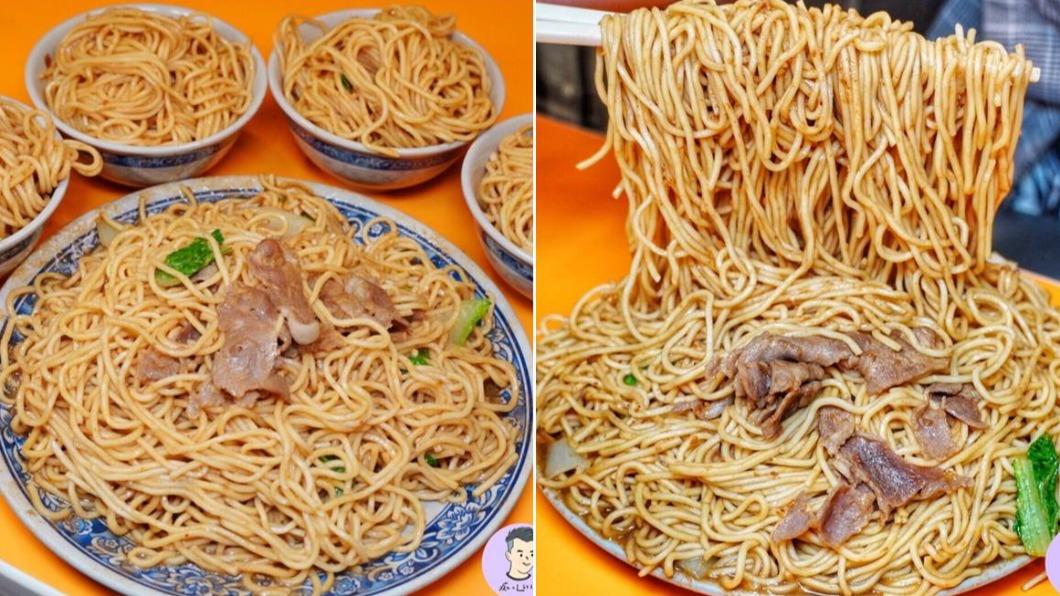 台北超狂宵夜！巨無霸羊肉炒麵百元有找　多人分也超飽
