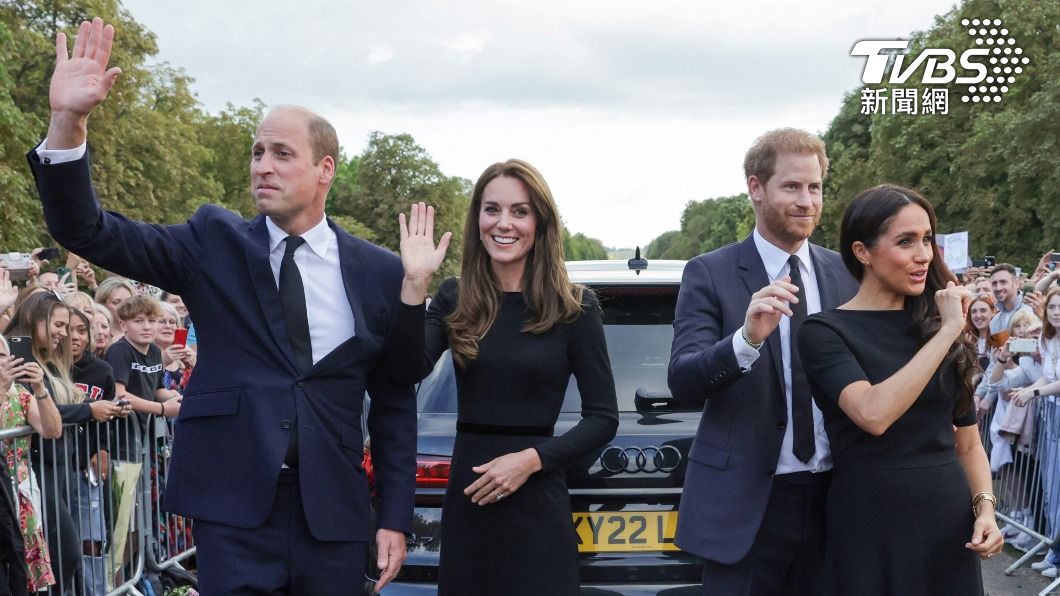 威廉(Prince William)與妻子凱特 (Kate Middleton ),和哈利(Prince Harry)和梅根(Meghan Markle),自2020年3月以來,首度在公開活動合體。(
