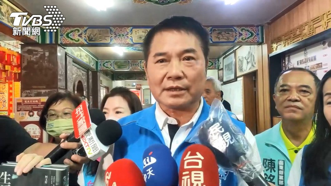 綠指違法堆置砂石 鍾東錦競總:如有不法歡迎調查