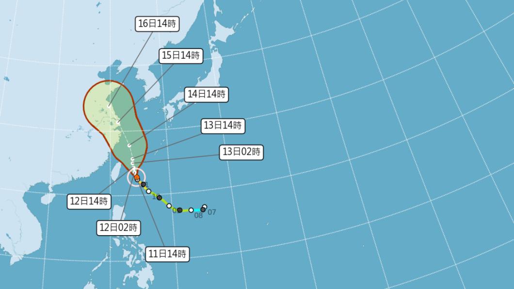 梅花颱風持續增強!烏來下起豪大雨 「這天」天氣才好轉