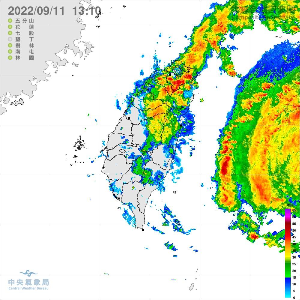 北部、東北部嚴防強降雨。（圖／中央氣象局）