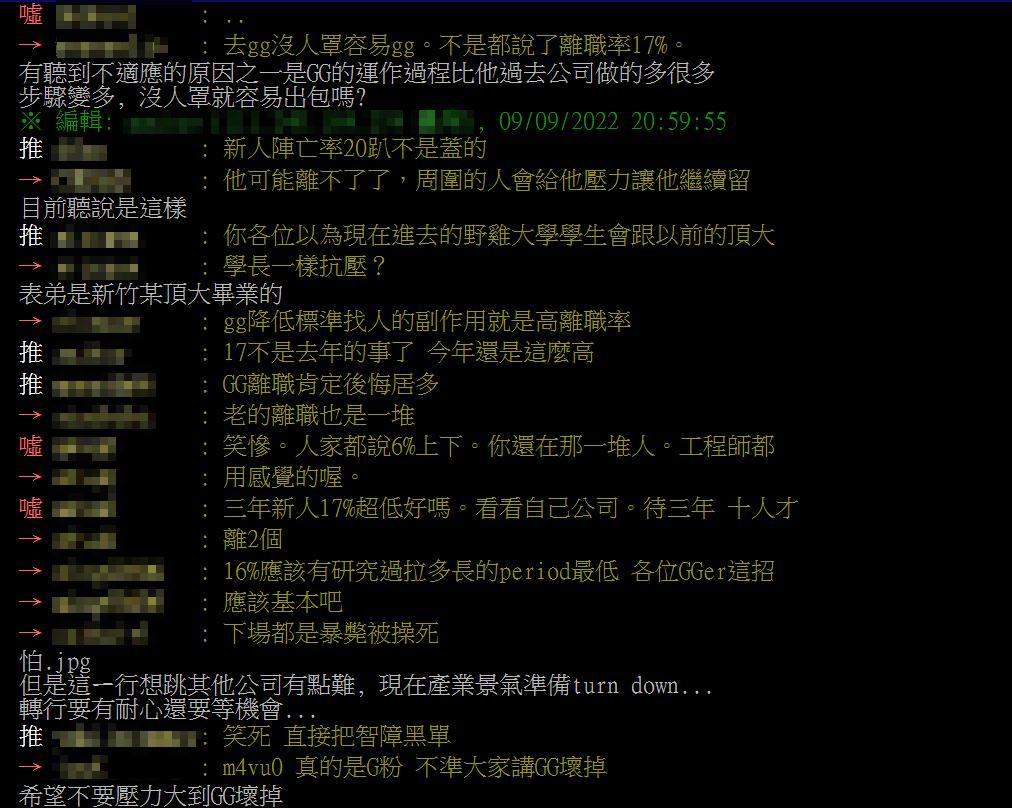 網友回應。(圖/翻攝自PTT「Tech_Job板」)