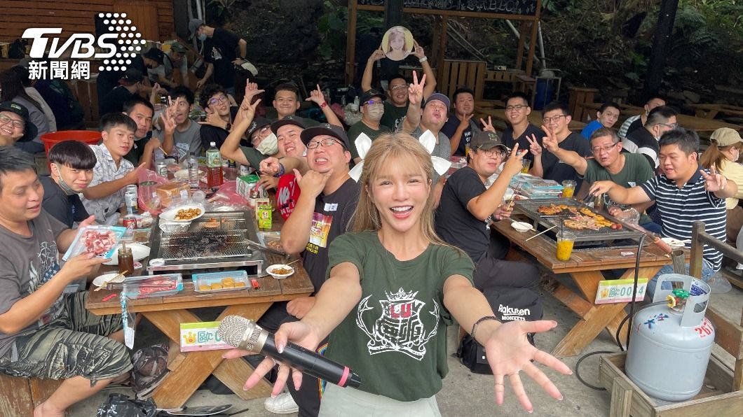 林岱縈與粉絲中秋烤肉會（圖／經紀人劉蔚頡提供）