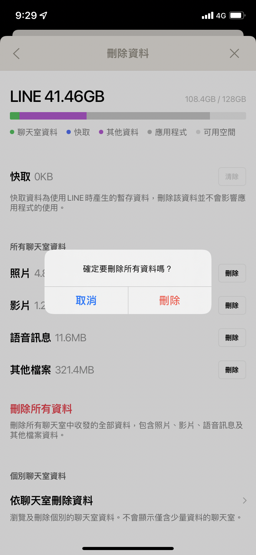 在刪除前,系統會再確認一次是否要刪除。(圖/翻攝自截圖畫面)